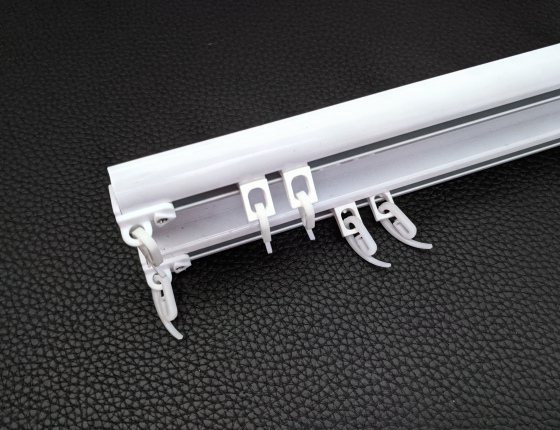 Карниз DS-2 (2-ряд) алюмінієвий (укомплектований)