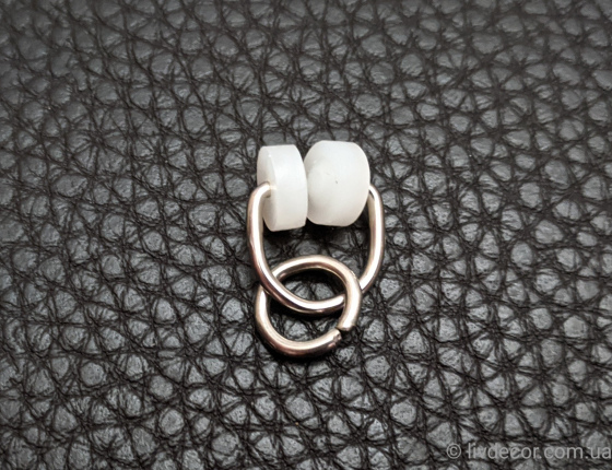 Бігунок з роликом для Т-Профілю металевий