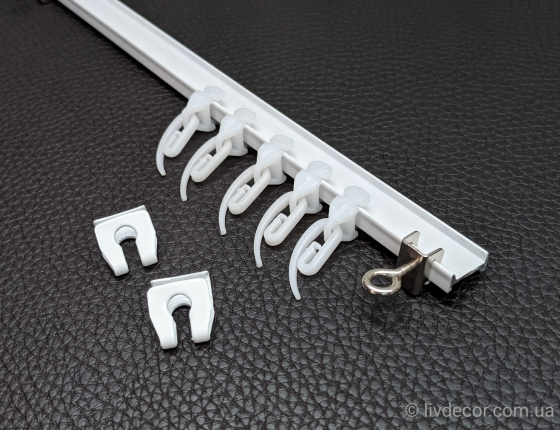 Т-Профіль посилений з пластиковим бігунком (укомплектований)